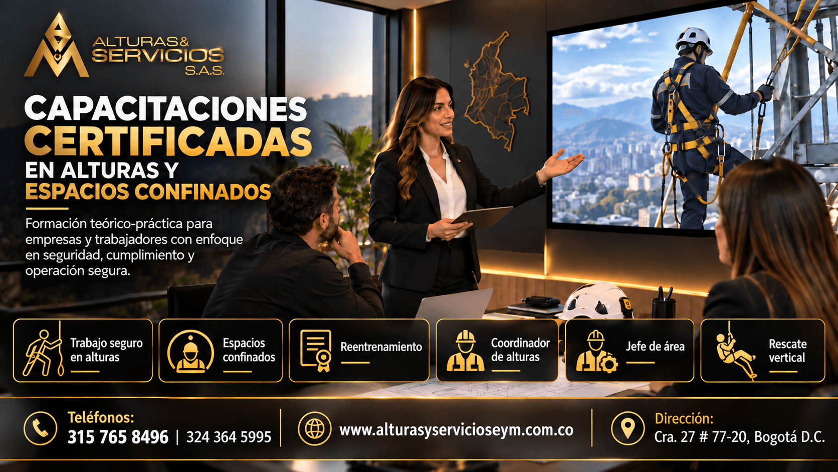 Trabajos y capacitaciones en alturas