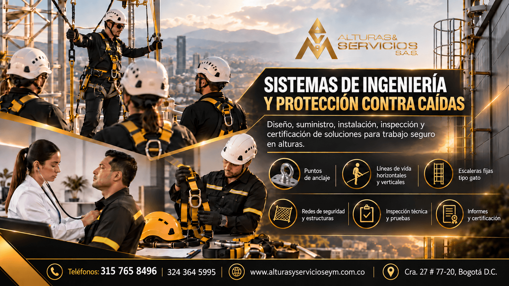 Trabajos y capacitaciones en alturas