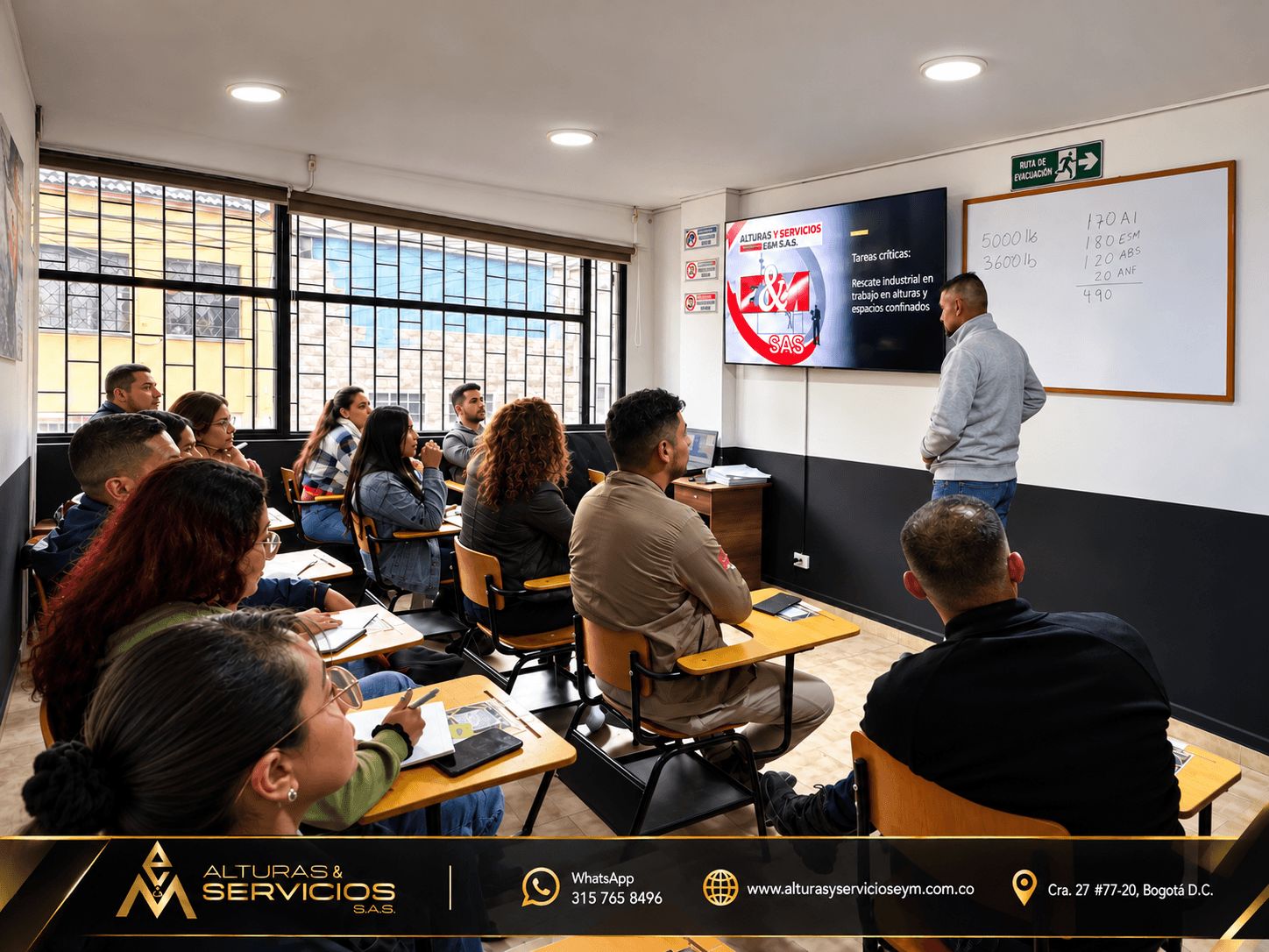 Trabajos y capacitaciones en alturas