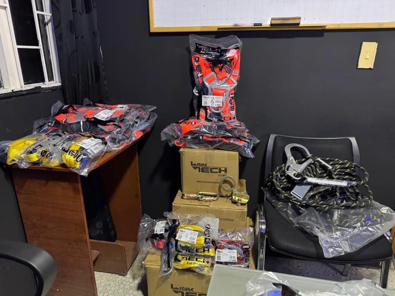Equipos de protección contra caídas